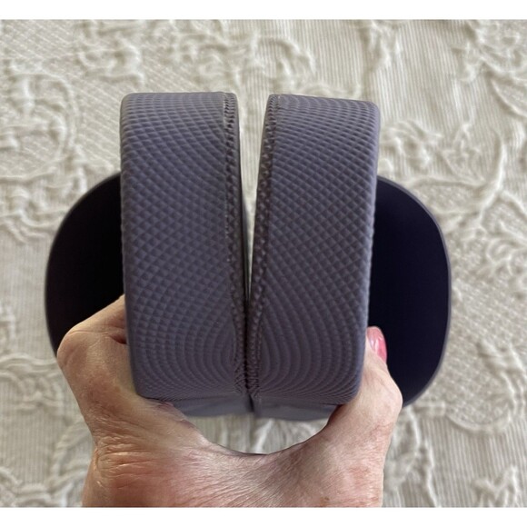 Bottega Veneta Purple Lavender PVC Sandal Flat Slides Made in Italy Lady Size 39 - Picture 6 of 15